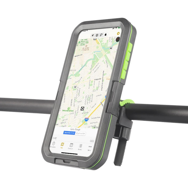 2022 New Mode Bicycle Motorcycle Accessories Cell Smart Stand Mount Waterproof Bike Mobile Phone Holder