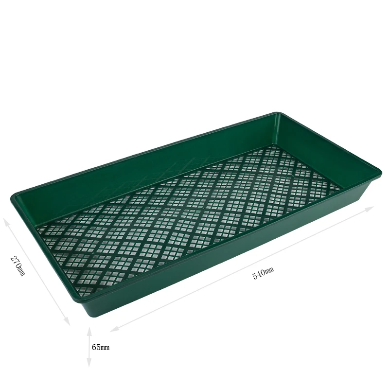 Best price 54*27*6.5cm food grade plastic tray high quality factory wholesale seed plant germination tray
