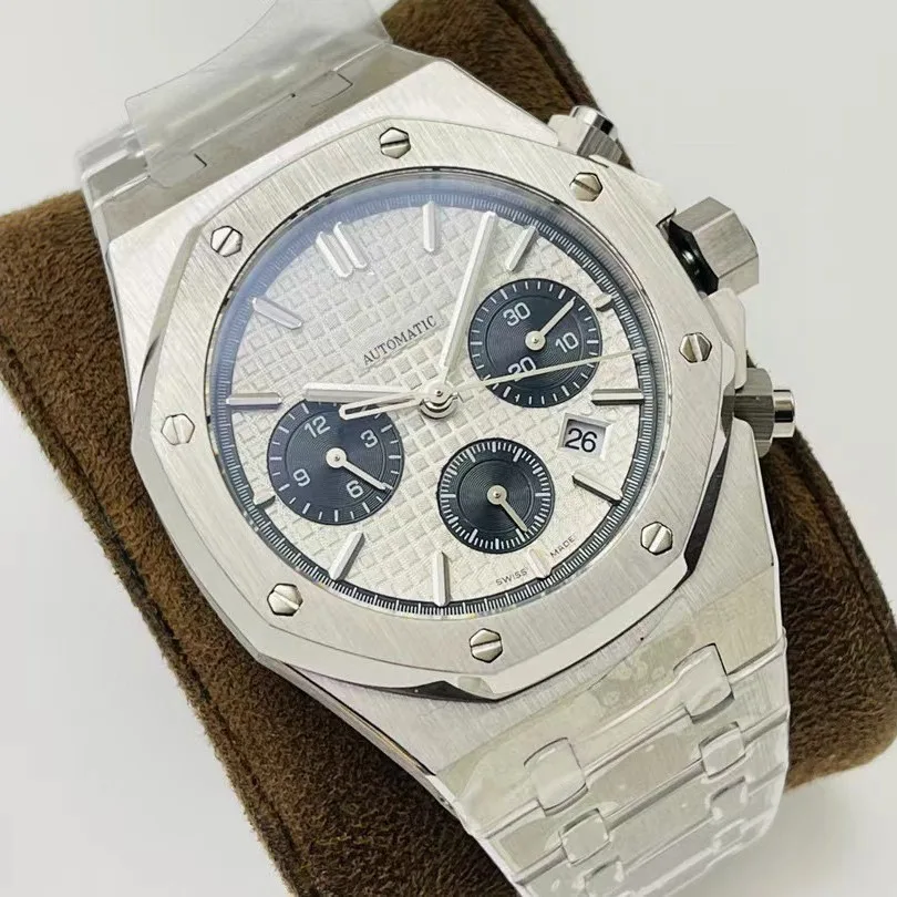 High Quality Luxury Waterproof Analog Luminous Stainless Steel Wrist Watch For Men High quality watch Hochwertige Uhr