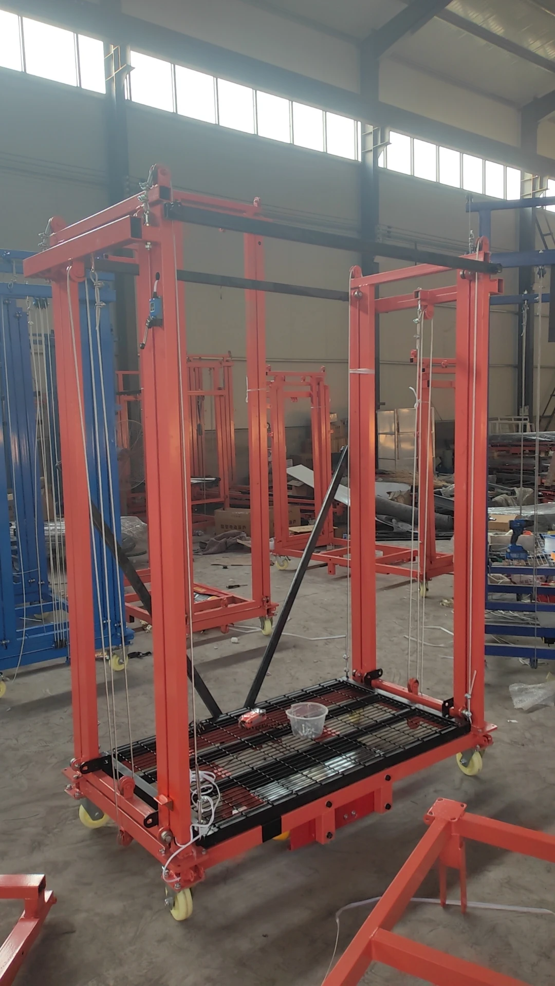 wendy Hot sale 200-500 kg portable electric lifting scaffolding electric lift platform electric scaffold lift