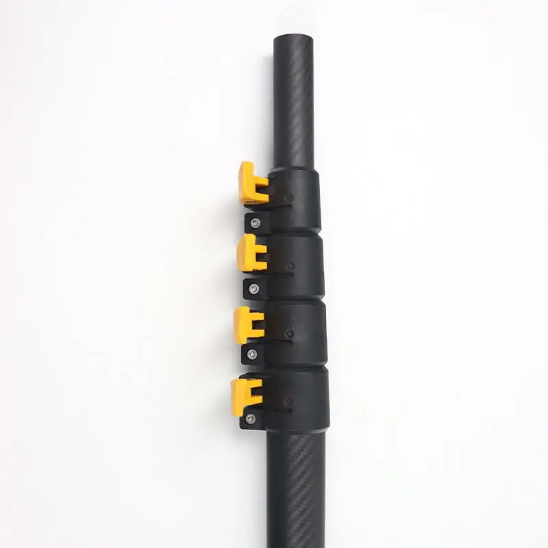 High strength light weight Carbon Fiber Extension pole For Water Fed window cleaning pole