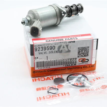 Original Excavator spare parts Solenoid valve head  Flow control valve   9239590 For ZX200-3 ZX240-3 ZX330-3 ZX870-3