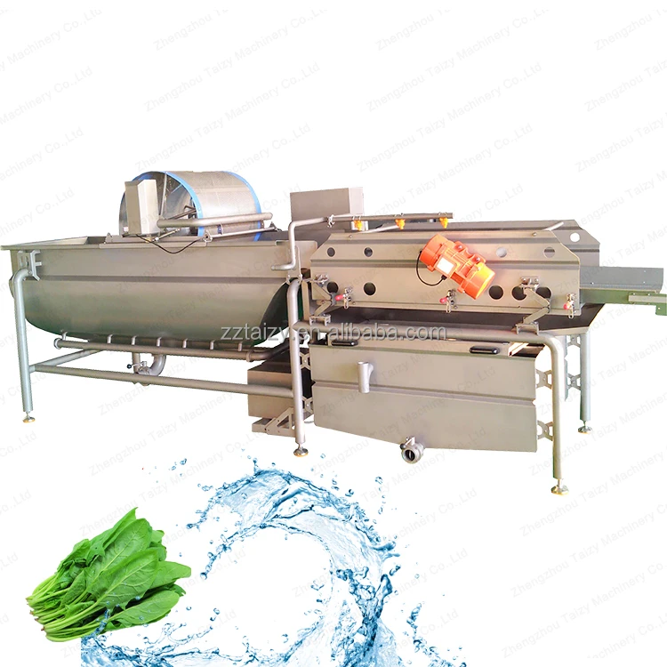 Hot sale fruit vegetable eddy current cleaning machine air bubble washing machine with vortex blower