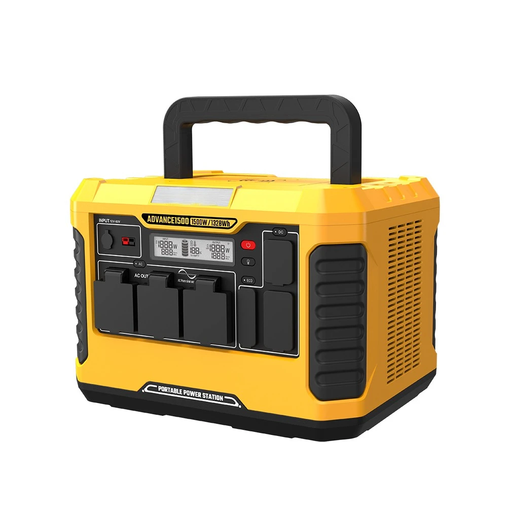 Wholesale 1500W solar charger portable power station for outdoor camping solar charger generator portable lithium ion battery