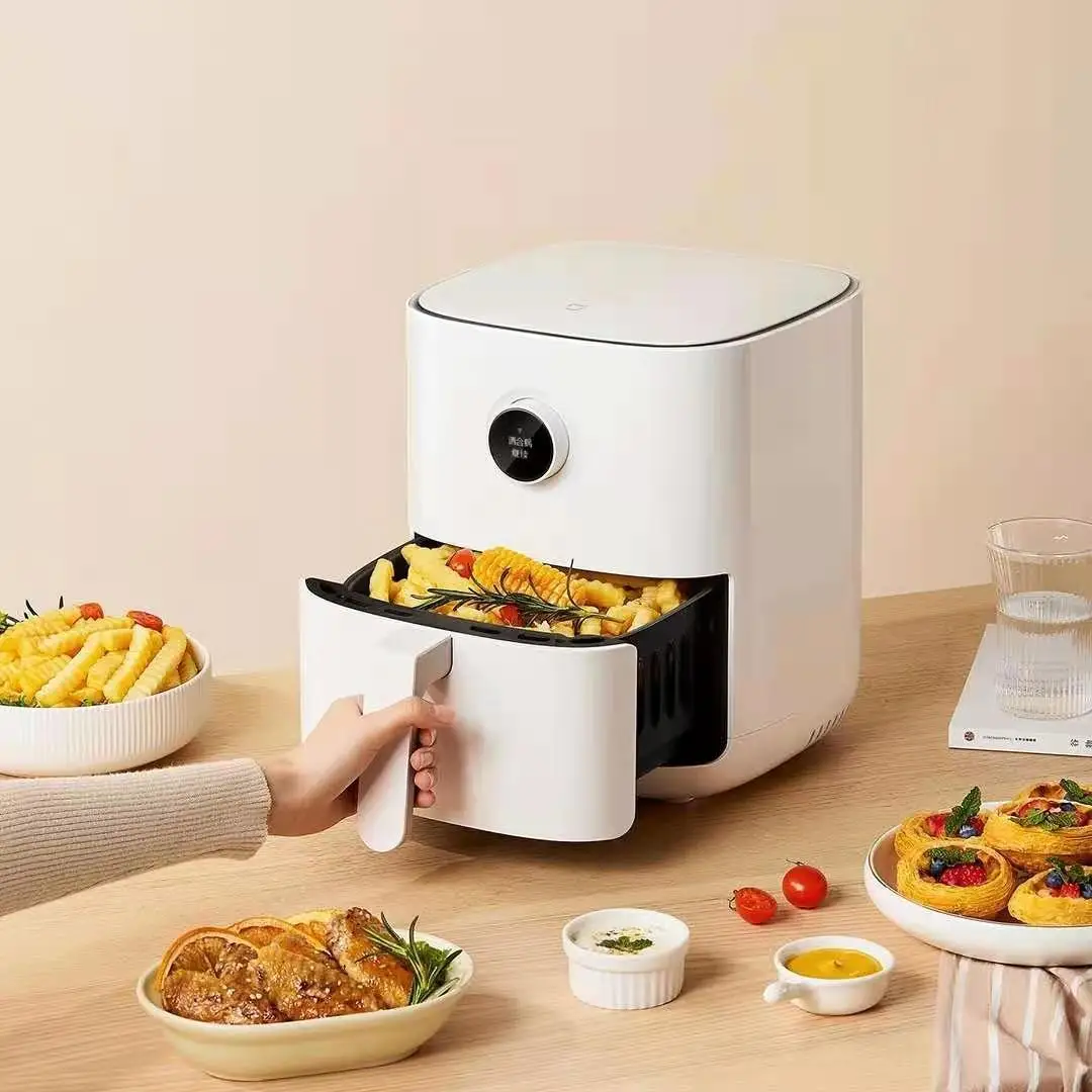Tastiest Electric Grill Food Grade Digital Turning Pizza Intelligent Smokeless 1200W Air Fryer