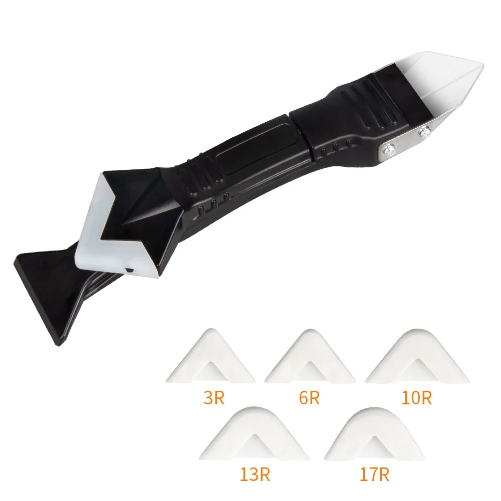 5 in 1 Silicone Sealant Grout Removal Tool Stainless Steel head Caulking Tools