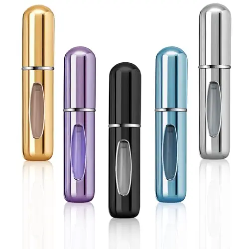 Bouteille de parfum vide luxe дизайн, ваш собственный бренд, 5 мл, алюминиевый флакон для духов, распылитель, персонализированный распылитель