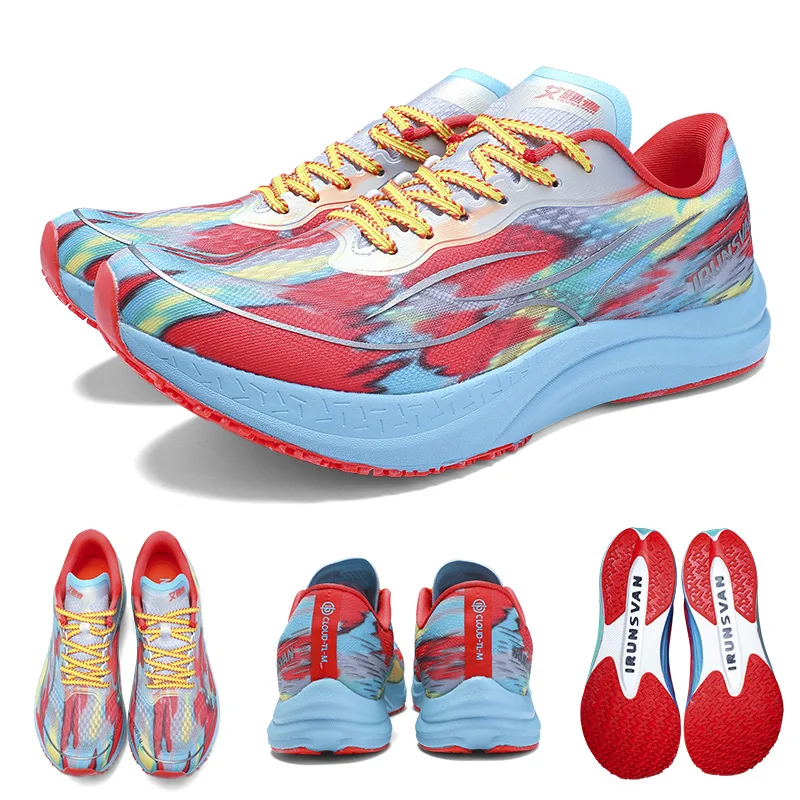 IRUNSVAN Airrunner GT1.0 Full length Nylon Carbon Board Running Shoes for Competitive Running