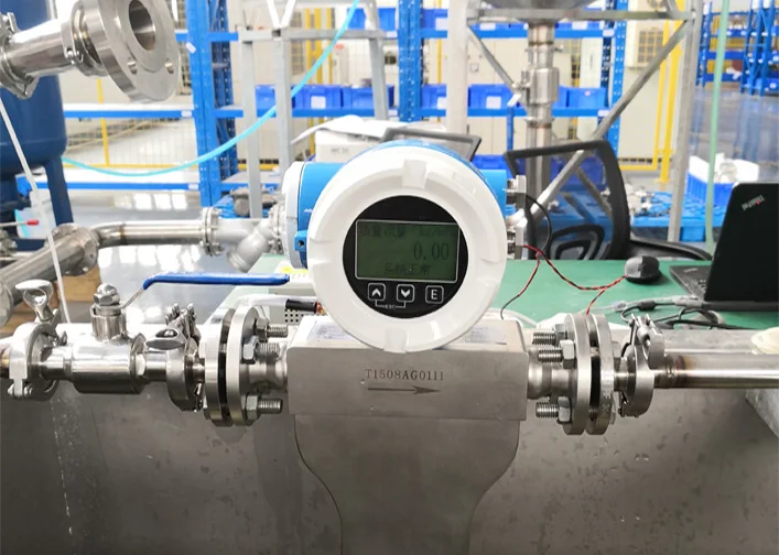 0.15% High Accuracy And Longer Warranty water Coriolis Mass Flow Meter