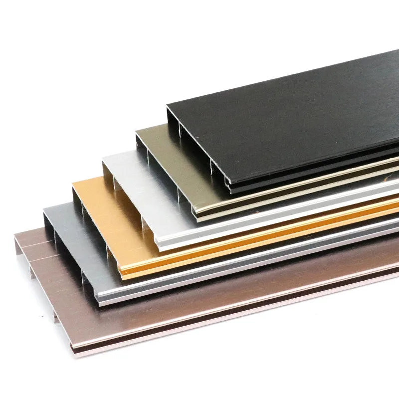 Factory Wholesale Concealed Aluminium Alloy Baseboard Recessed Skirting Baseboard