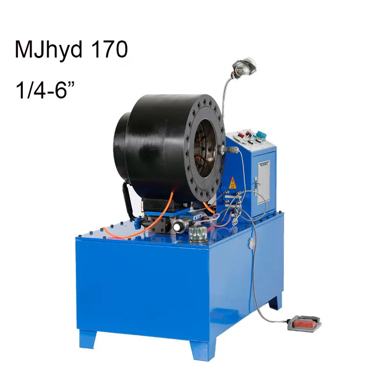 Good price for 1/8 - 6inch Professional manufacturer hydraulic swage press with workbench and quick change tools