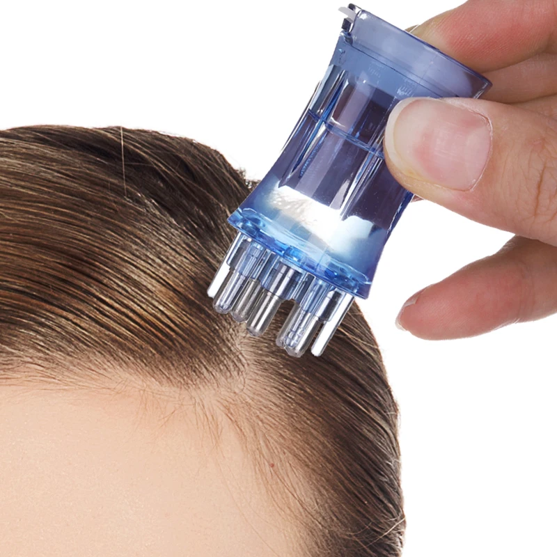 Scalp Care Dispenser Product Hair Growth Oil Hair Treatment Medicine Liquid Applicator Comb With Massage Function