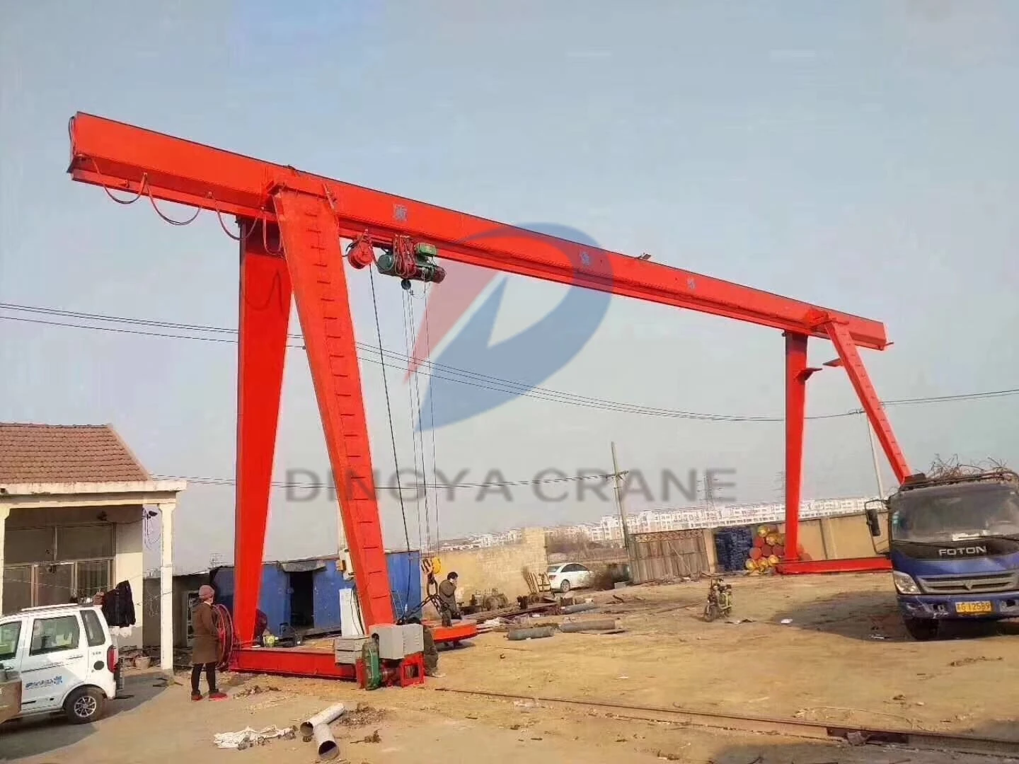 factory price straddle carrier single beam gantry crane steel plates 5ton 15ton 30ton 50ton remote control for gantry crane