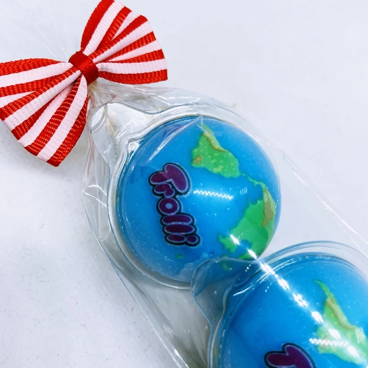 PLANET GUMMY EARTH JELLY BURST EXPLODING CANDY FIVE PIECE IN ONE BAG