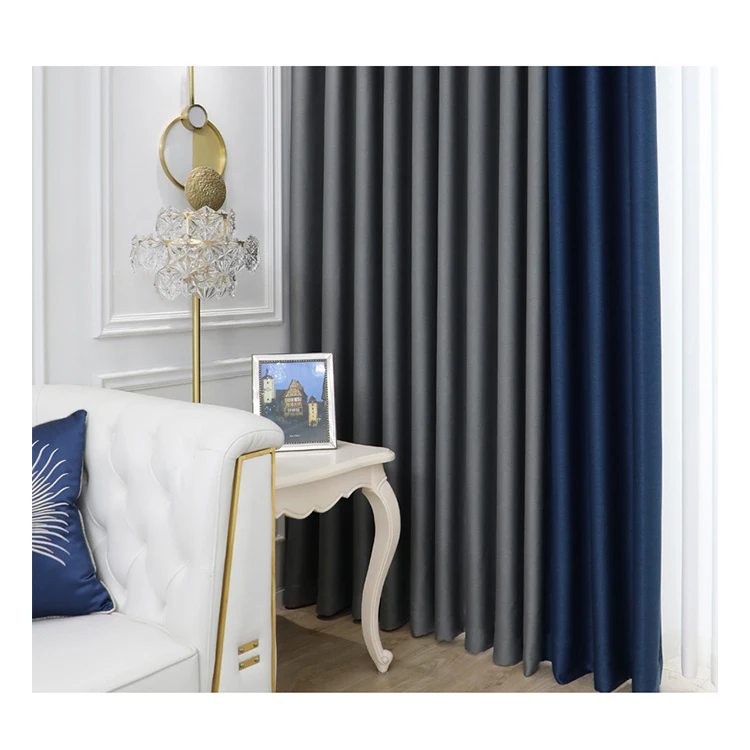 Comfortable Soft Ready Made Simple Design Price Bathroom Window Living Room Curtains Luxury