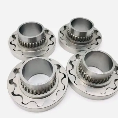CNC Machining Parts Billet Steel Spline Drive Oil Pump Gears for for Nissan RB26 77mm