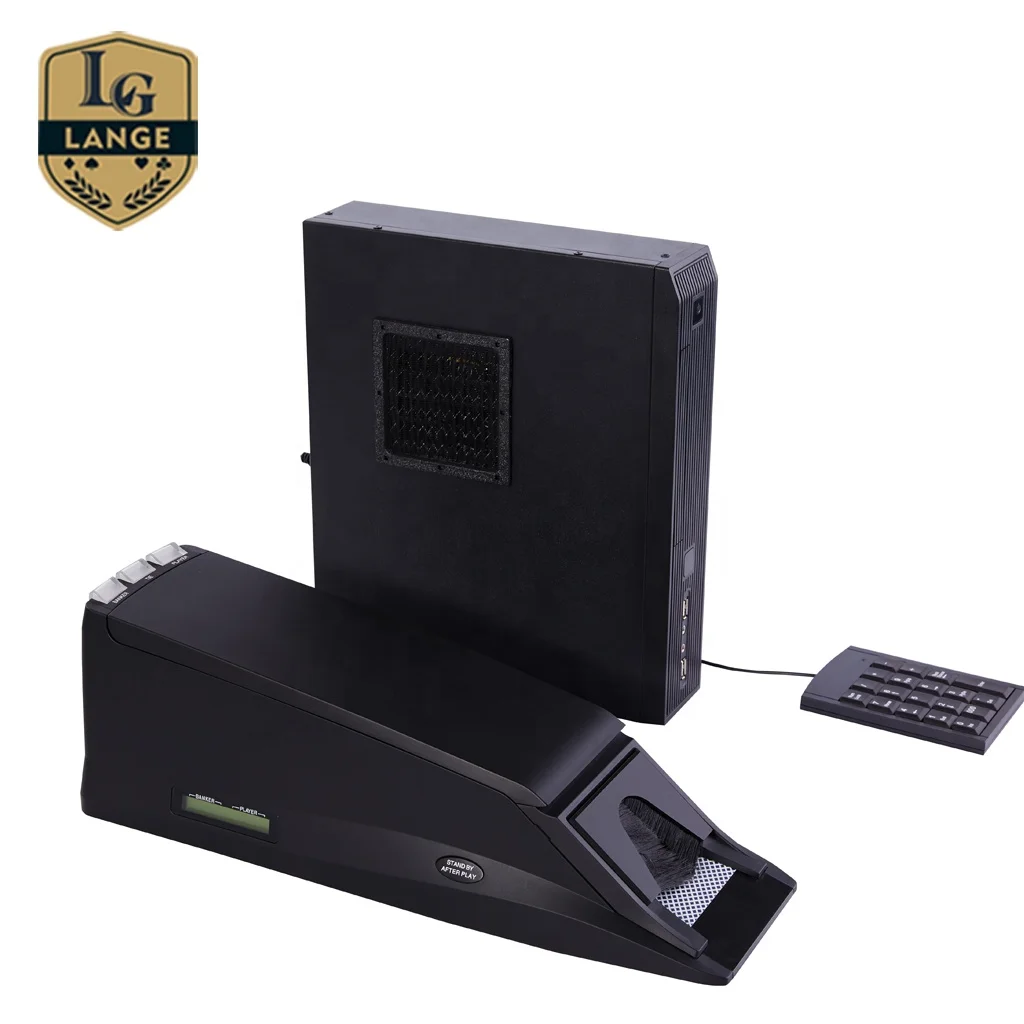 Casino Automatic Optics Electronic Dealer Card Shoe with Customized LOGO