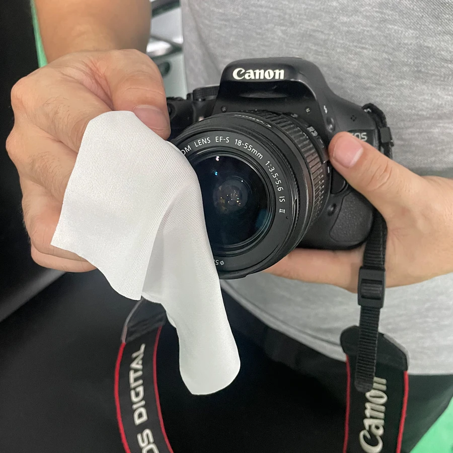 Wholesale Lint Free cleanroom Industrial Wipes 100% Polyester Microfiber Cleaning Cloth For Ultra Lens Cleaning