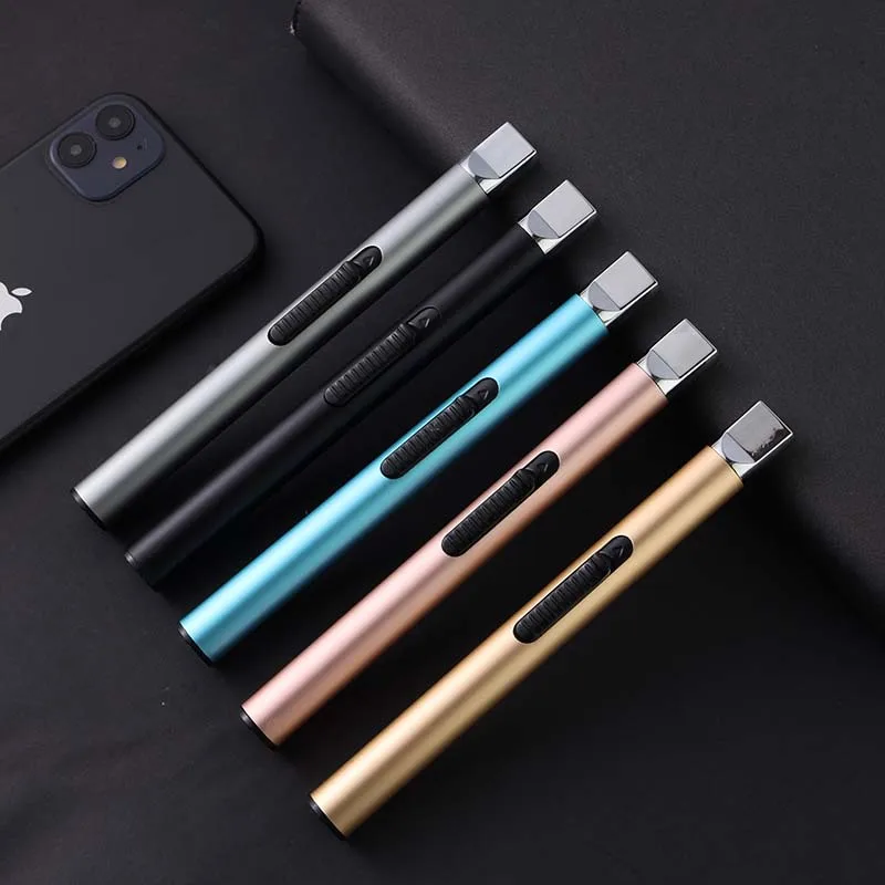 New Luxury Multicolor Custom Long Electric Candle Lighter With Logo