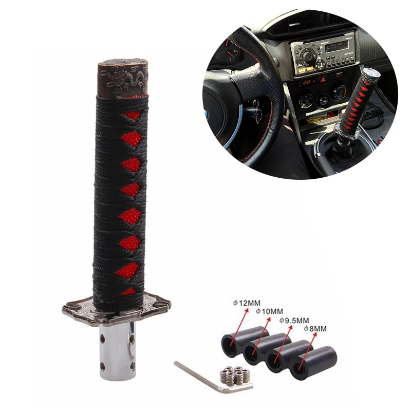 PUERXIN 10/15 CM Auto Car Refit Universal Samurai Sword Shift Knob Shifter Katana Metal JDM Shift Knob