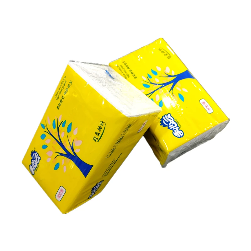 Wholesale Factory Price Free Sample Original Ecological Wood Pulp Facial Tissue Paper Facial Napkin