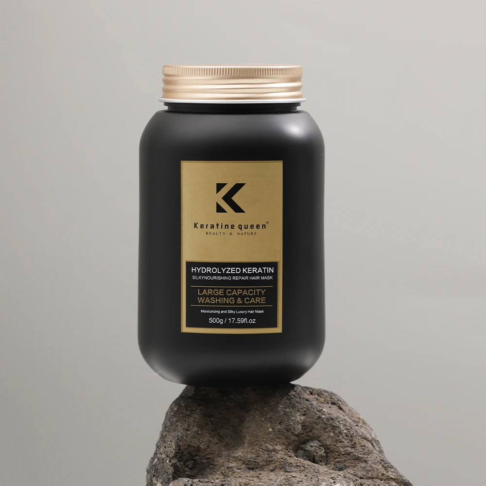 New Arrival 500ml Organic Hair Care Treatment Hydrolyzed Keratin Hair Mask