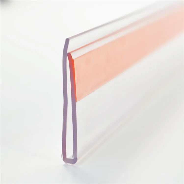 PETG материал клейкая пластиковая полоса Пластиковая Полка для полок