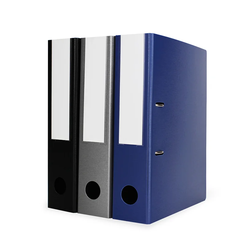 stationery Recyclable plastic durable  accept customized box file for office PP lever arch file