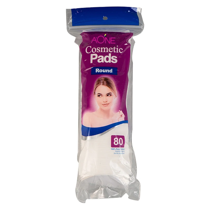 80PCS Round Makeup Clean Pads Cosmetic Facial soft Cotton Pads