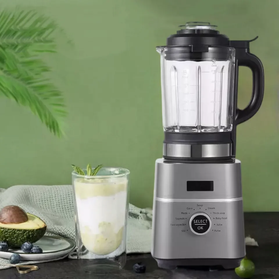 Wholesale Kitchen Appliances Electric Smoothie Fruit Mixer High Speed Juicer  Commercial Heating Food Blender