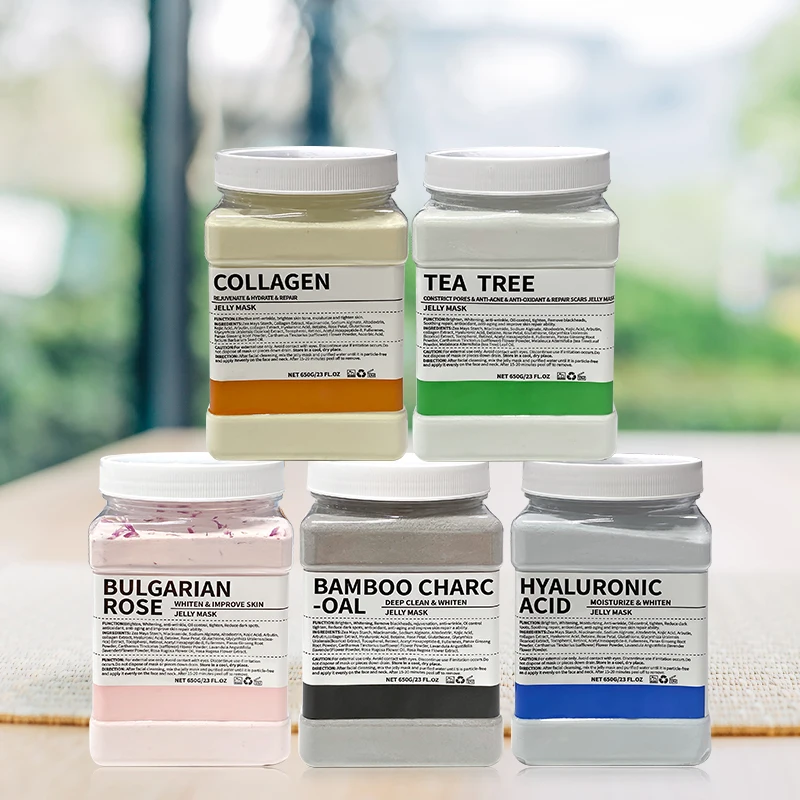Custom Private Label Organic Natural Jellymask Private Label Face Nourishing Spa Hydrogel Jelly Facial Mask Powder