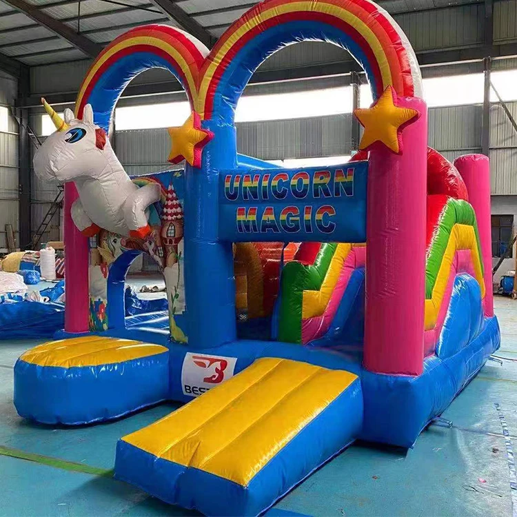Orange Crush Module Inflatable Jumper Bouncy Castle Commercial Bounce House Water Slide Combo