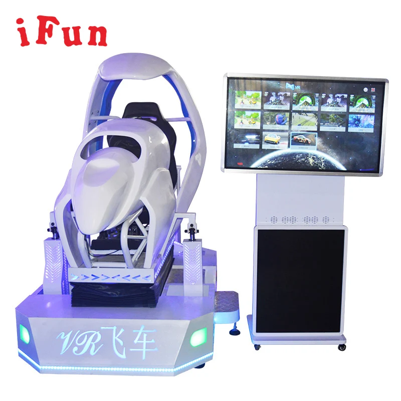 Popular Ifun Factory VR 4 Axis Racing Car Simulator with VR headset i5 CPU