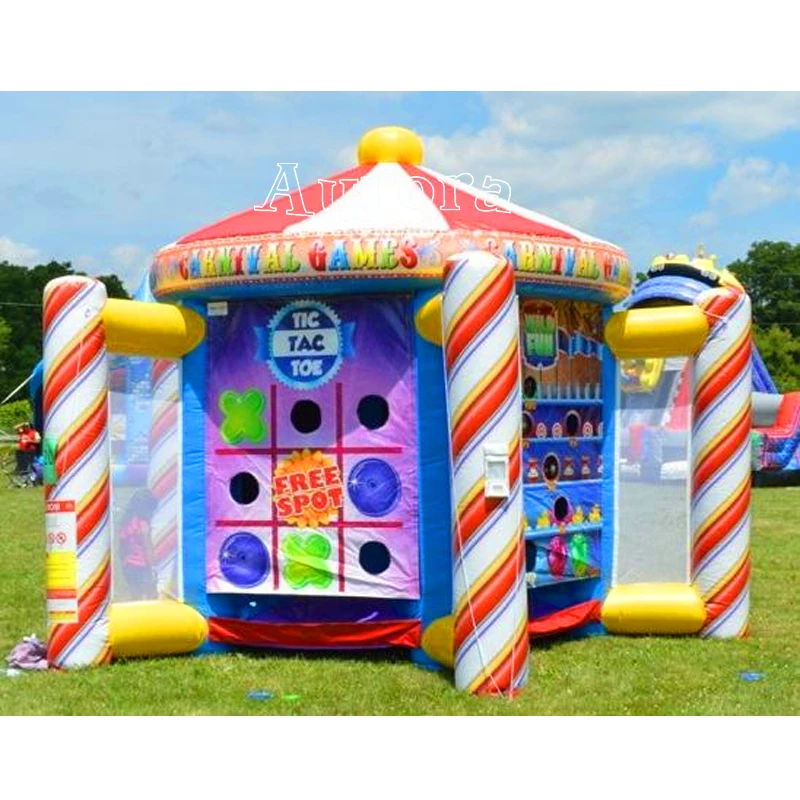 inflatable shooting game goal shooting target slap shot air hockey rink for party rentals inflatable carnival games