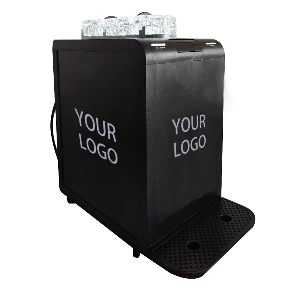 2 Bottles Liquor Cold Vodka Bottle Ice Refrigerator Chiller Dispenser Machine