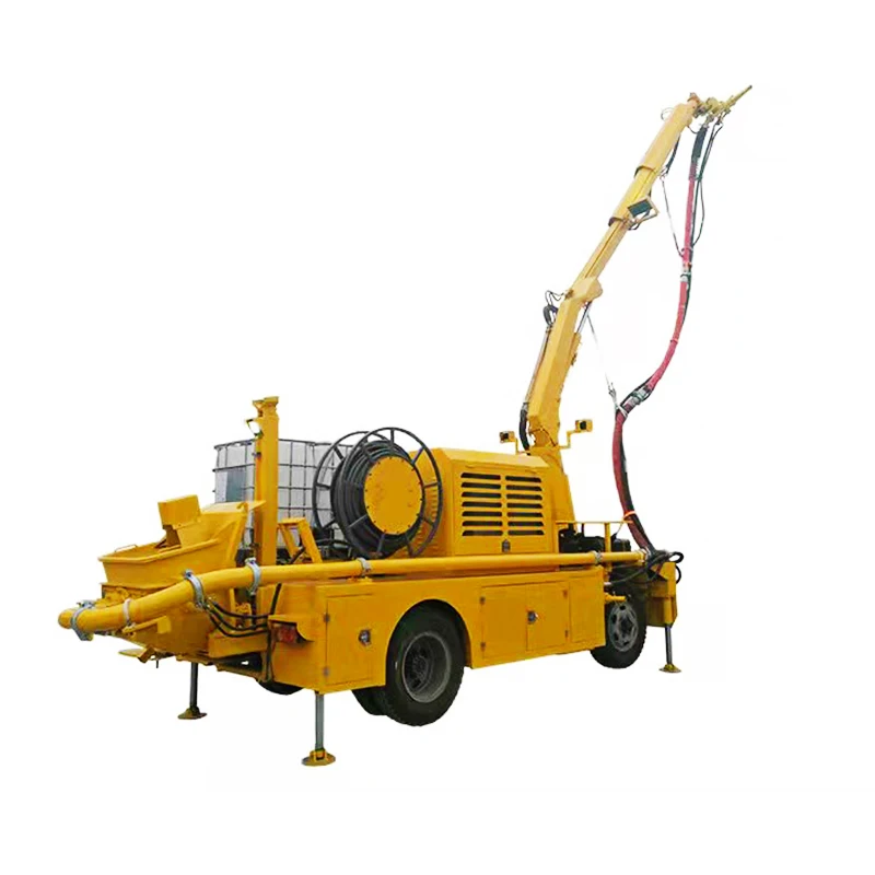Tunnel Plastering Concrete Shotcrete Machine Concrete Truck Sprayer
