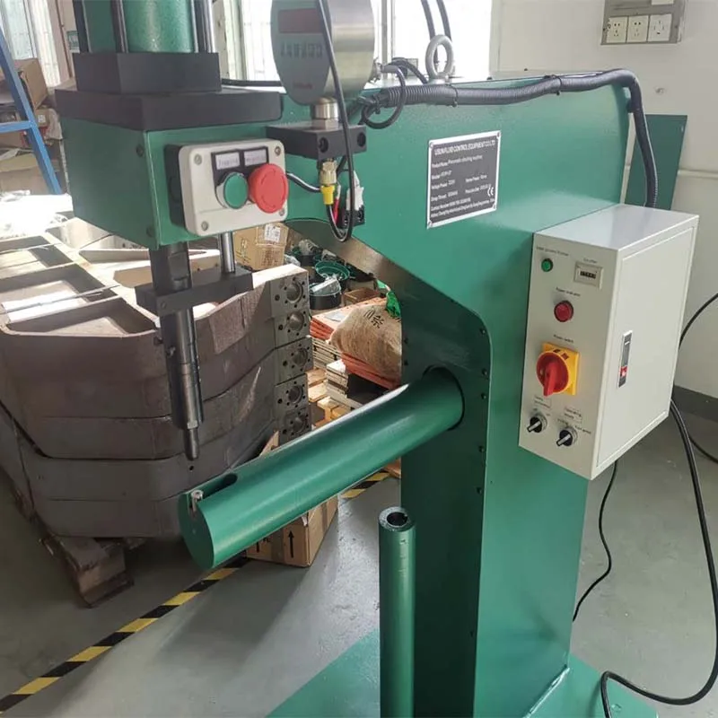 New arrival Usun Model : ULYE  5 Tons C frame air hydraulic riveting clinching press machine for round air valve