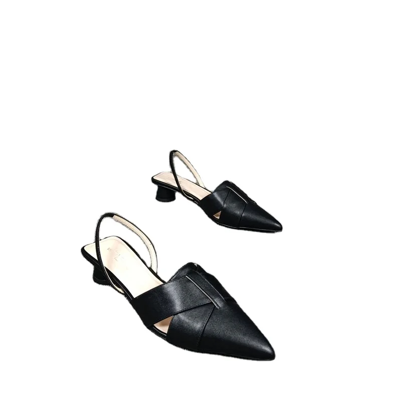 Hot sell summer women simple party wear fashion flat slides sandals girls custom shoes