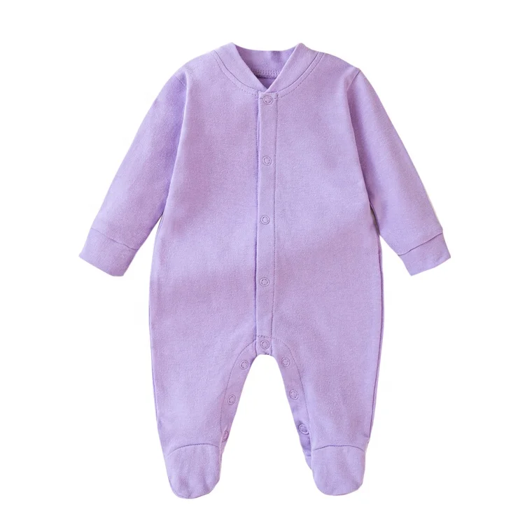 customized manufacturer cotton front door romper baby coveralls jumpsuit one piece