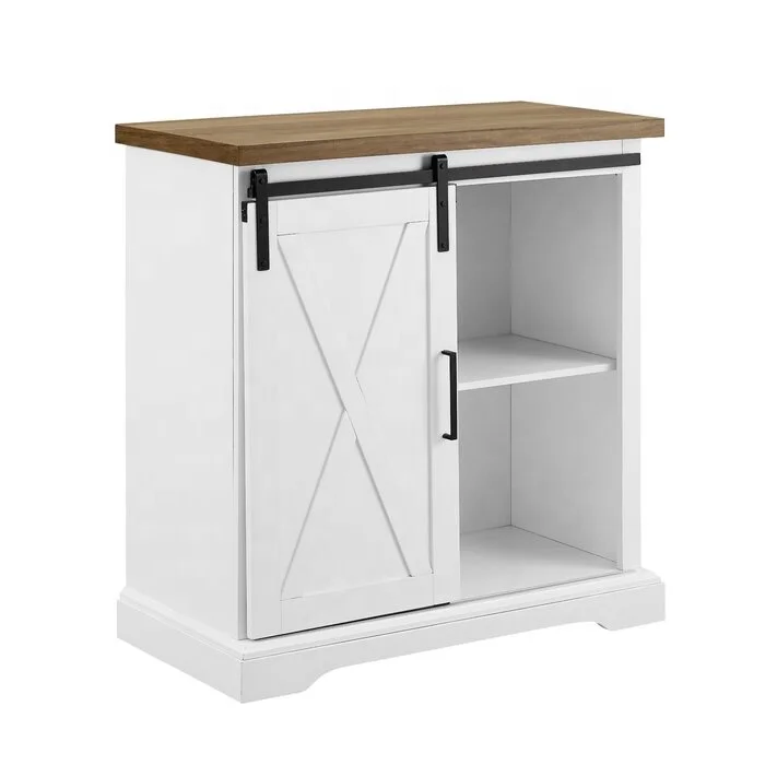 Home living room bathroom storage furniture white wood modern kitchen buffet cabinet sideboard with showcase