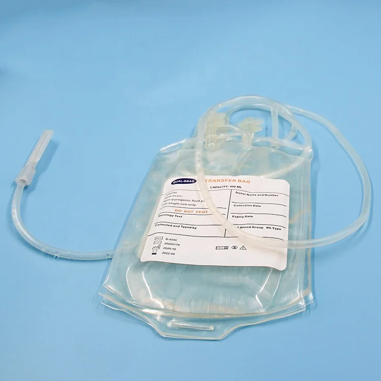 200m-500ml Signature Simulated PVC Blood Collection bag