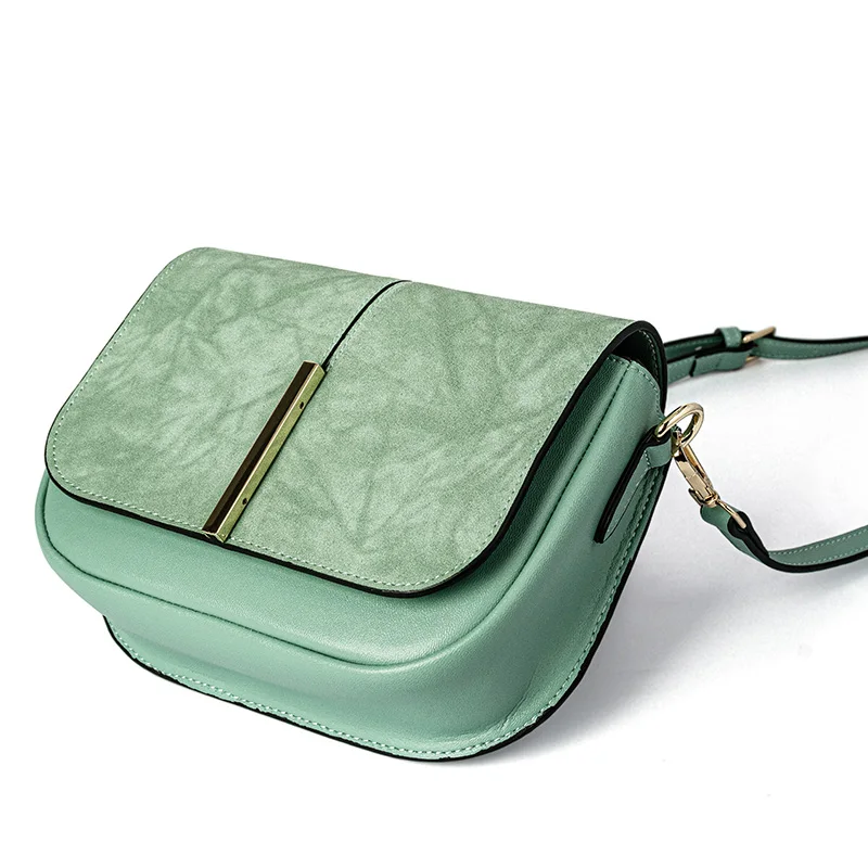 New Design trendy eco customized leather PU shoulder bag lady sling bag crossbody luxury leather purse women cross body bag