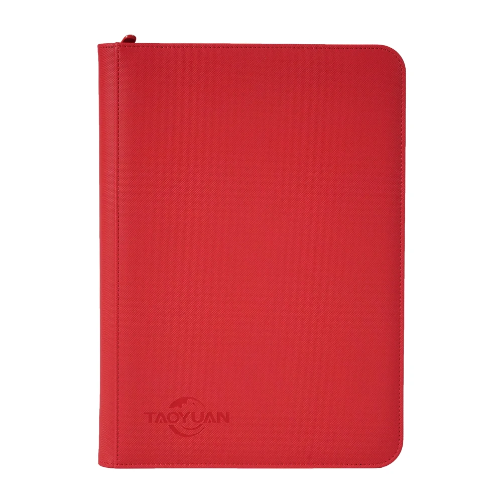 Amazon Leather 4 9 12  Pocket Trading Card Zipper Folder for 160 360 480 Cards