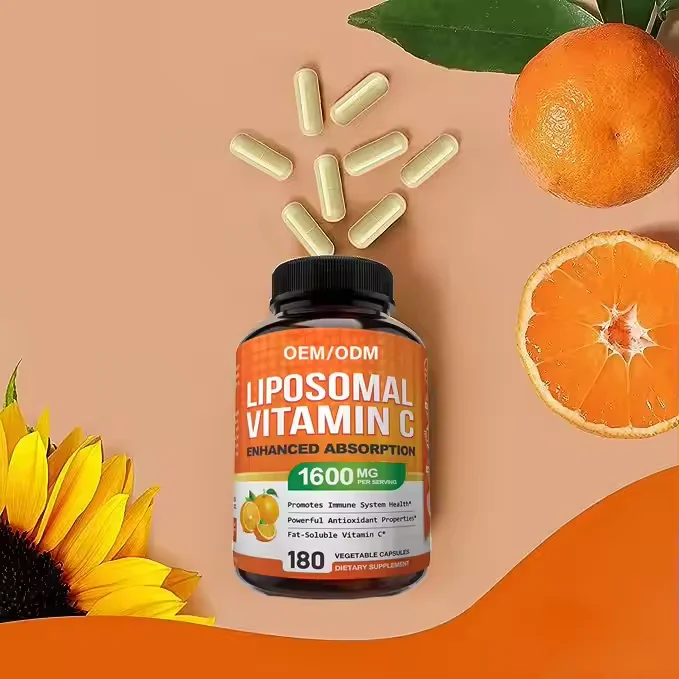 ros Vitamine C Liposomale Vitamin C Liposom Liposomal Vitamin C Capsule Liposome 1200mg for Bleeding Gums Collagen Booster