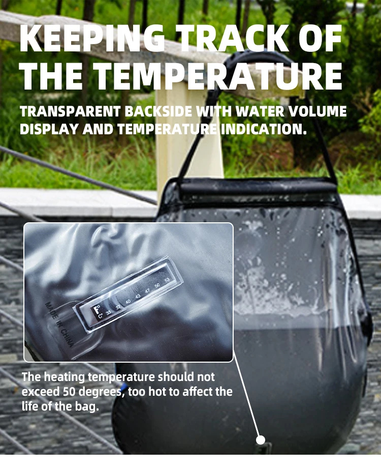 20L Water Bag Quick Open Single Tent Camping Shower Tent Outdoor Shower Tent With Solar Shower Bag