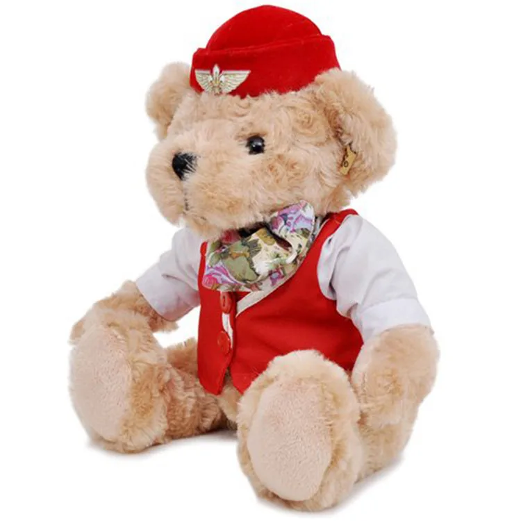 Wholesale Gift Present  Polyester Stuffed  Plush Toy Lovely Teddy Bear