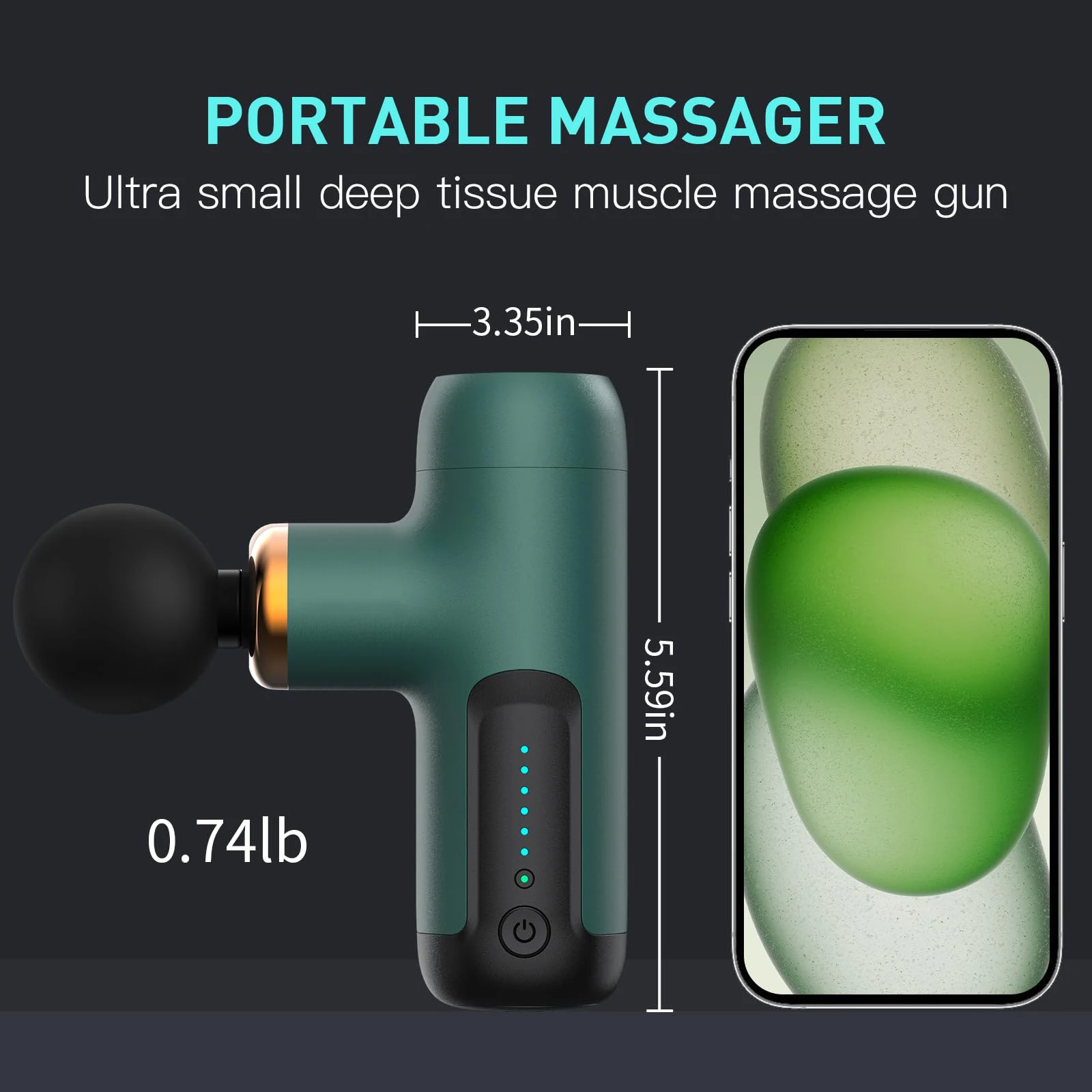 Handy Small Vibrator Electric Handheld Vibro Mini Gun Massagers Massage Machine Portable Massage Gun Logo With Heads Replaceable