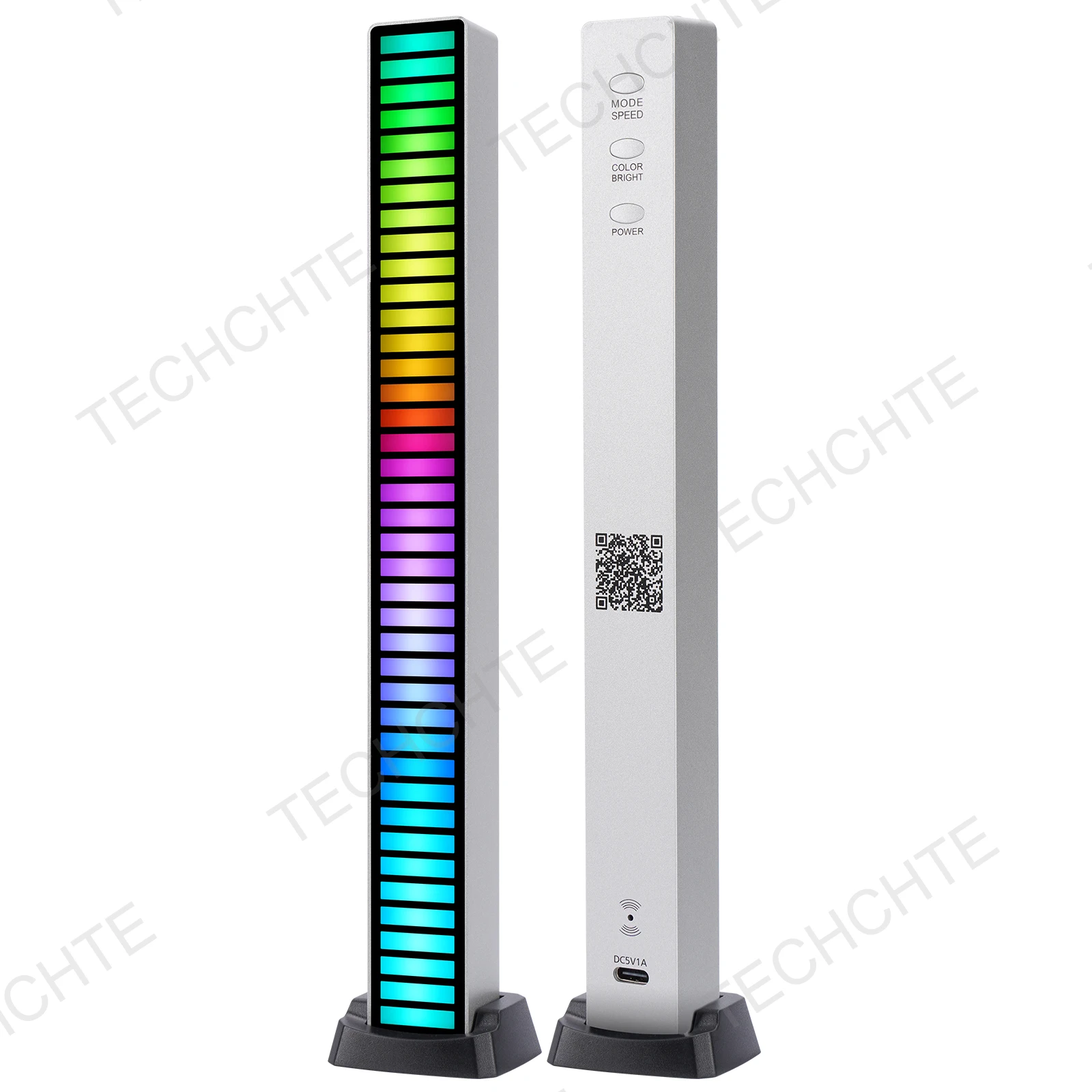 Desktop Interior Atmosphere Lamp Voice-Activated Pickup Music Sensor Rhythm Automotive Stage Dj Mini Car Rhythm Light