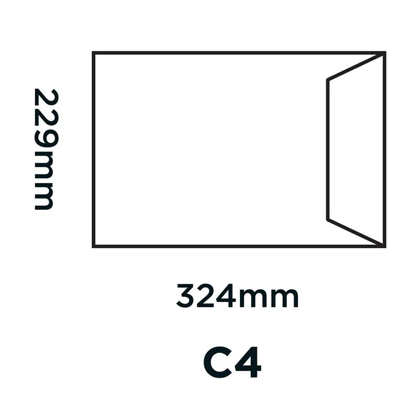 
Amazon Basic C4 324 x 229 mm 90 gsm Self Seal Pocket Envelopes White Paper Envelope For Business 