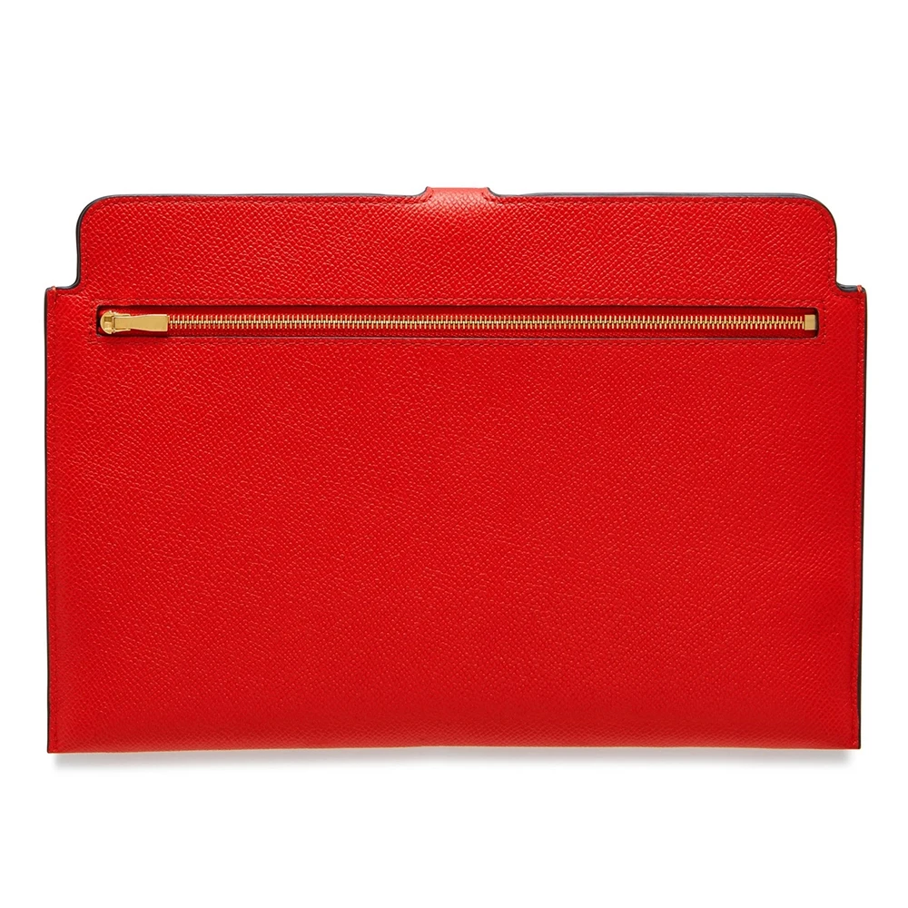 11 дюймовый тонкий кожаный чехол для ноутбука sафьяно под заказ, женская сумка на молнии для планшета